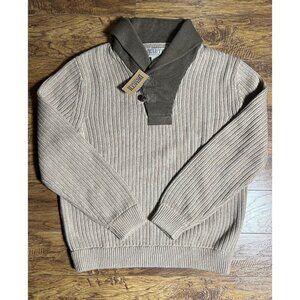Duluth Men's High-Neck Infantry Sweater size XL Tan/Brown New with tag Gorpcore